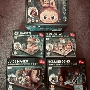The Monsters LABUBU Building SET complete